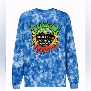 ☀️ NWOT! Sublime Blue Tie Dye Sweatshirt